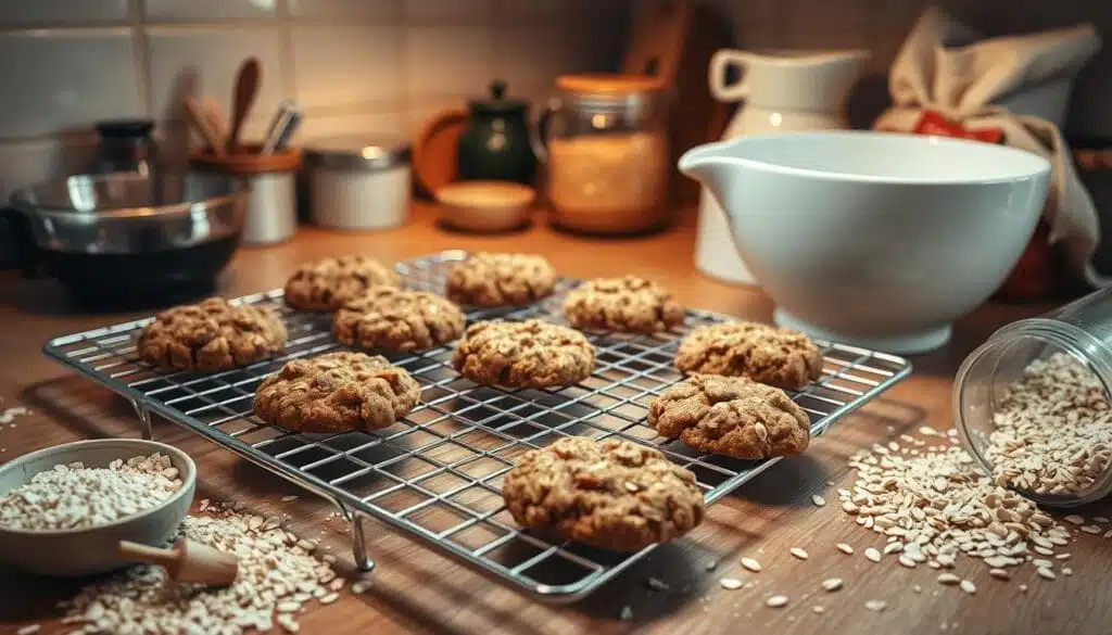 baking oatmeal cookies baking oatmeal cookies