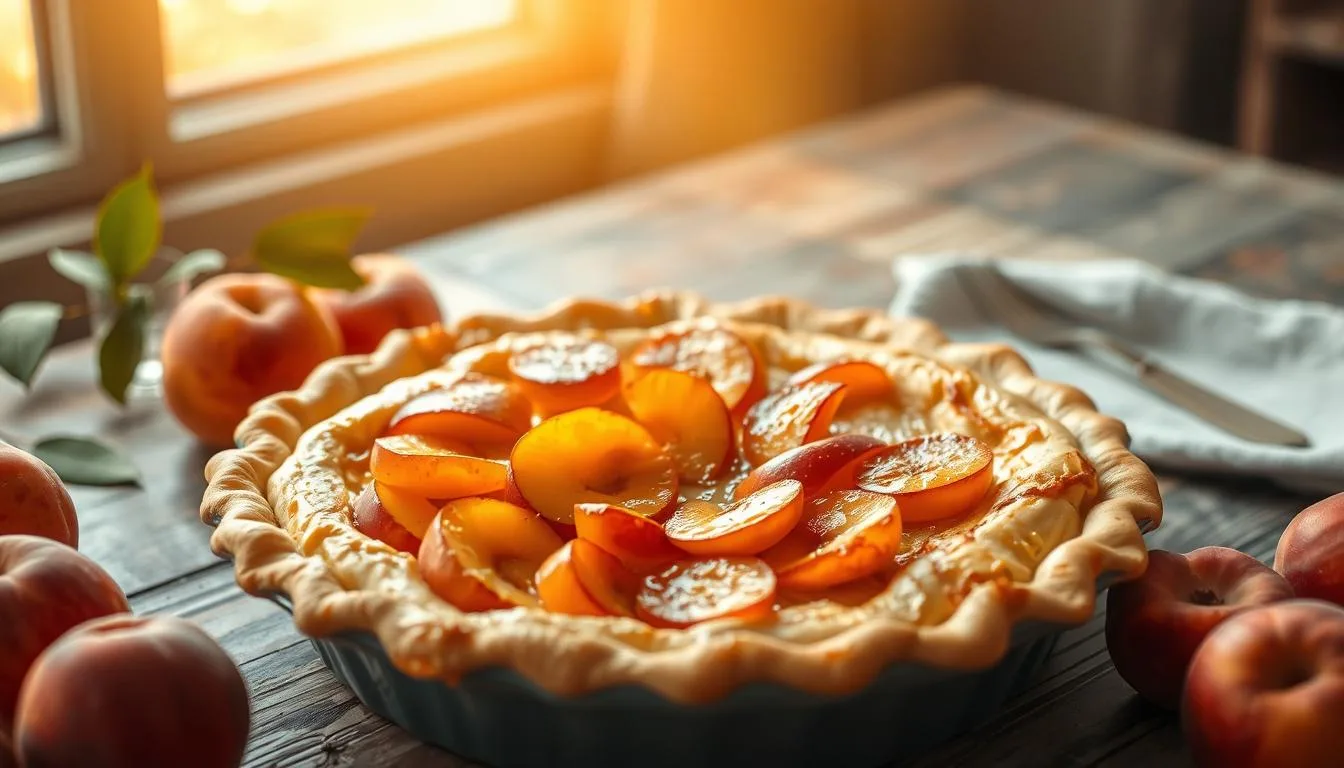 canned peach pie